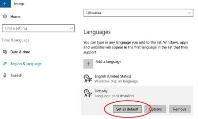 windows 10 lietuviu kalba pagrindine