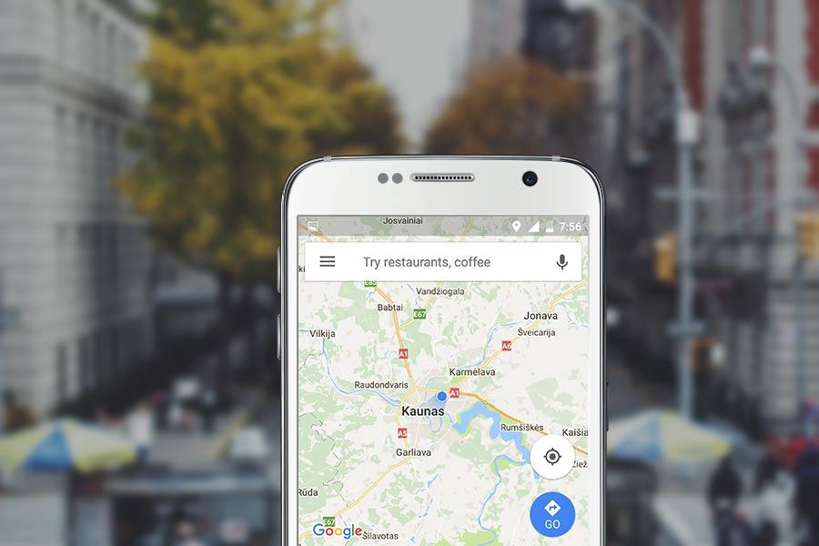 Kaip naudotis Google Maps navigacija išmaniajame telefone be interneto