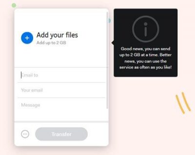 kaip naudotis wetransfer 3