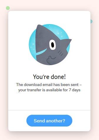 kaip naudotis wetransfer 5