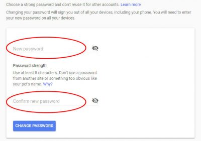 naujas google slaptazodis