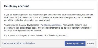 kaip istrinti facebook profili arba facebook paskyra