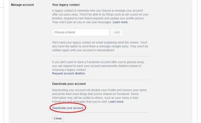 kaip paslepti facebook profili