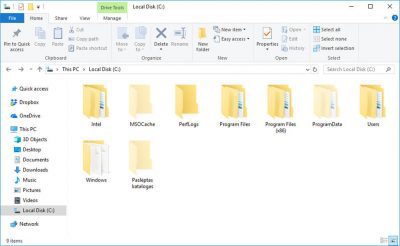 windows 10 paslepti failai ir katalogai