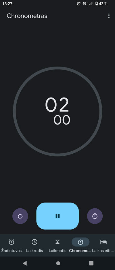 android chronometras