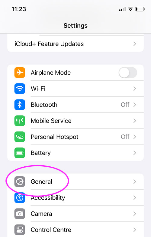 kaip iphone pakeisti kalbą