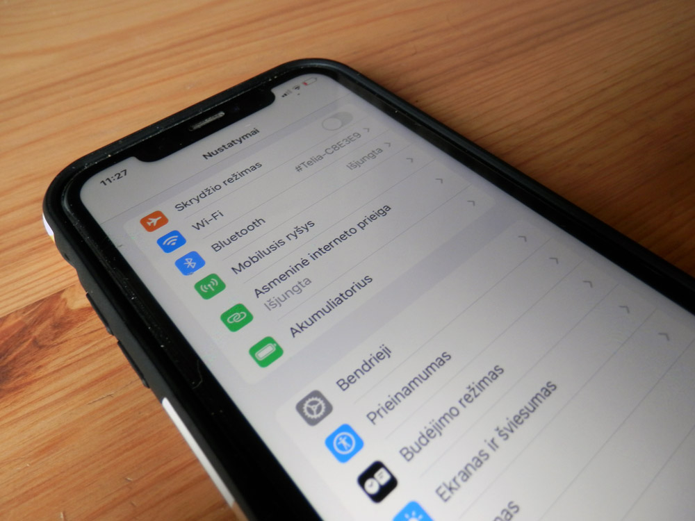 Kaip iPhone nustatyti lietuvių kalbą